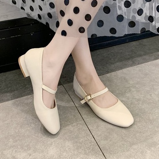 Giày búp bê nữ da bóng